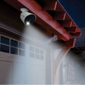 ANRAN 4CH 1080P 1TB HDD Wireless Wi-Fi NVR 4pcs Indoor/Outdoor Security Camera System – Black